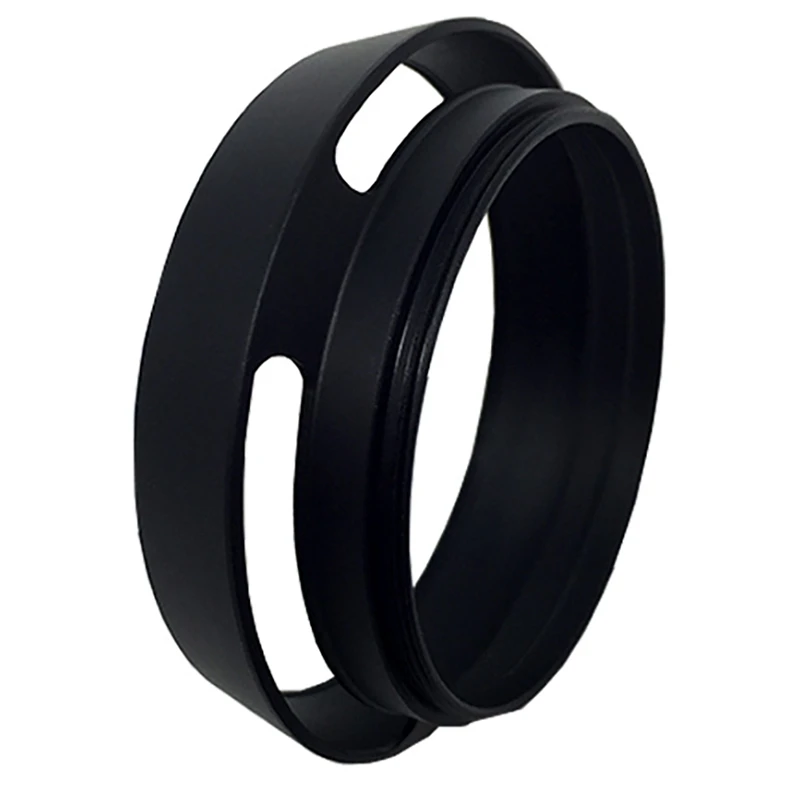 Lens Hood,Spiral Metal Camera Lens Hoods 46 Mm For Olympus 12 Mm 2 ED (EW-M1220)