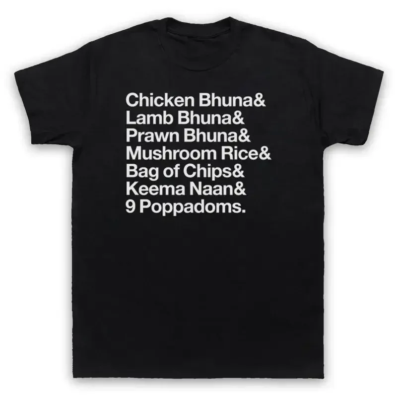 GAVIN STACEY SMITHY INDIAN ORDER BHUNA NAAN POPPADOM MENS WOMENS T SHIRT