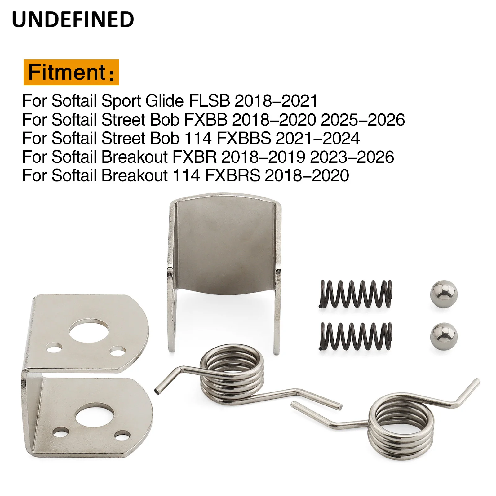 Footpeg Mounting Hardware For Softail Sport Glide FLSB Fat Bob Street Bob Standard FXST Replace OEM Part NO.1620-1840 view 3
