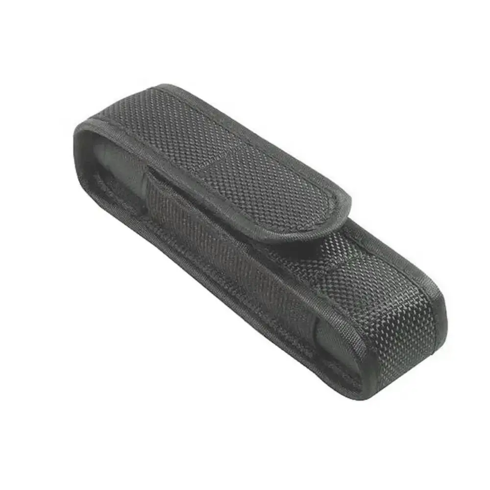 Portable Nylon Flashlight Bag Black Adjustable LED Torch Holster Flashlight Pouch Outdoor