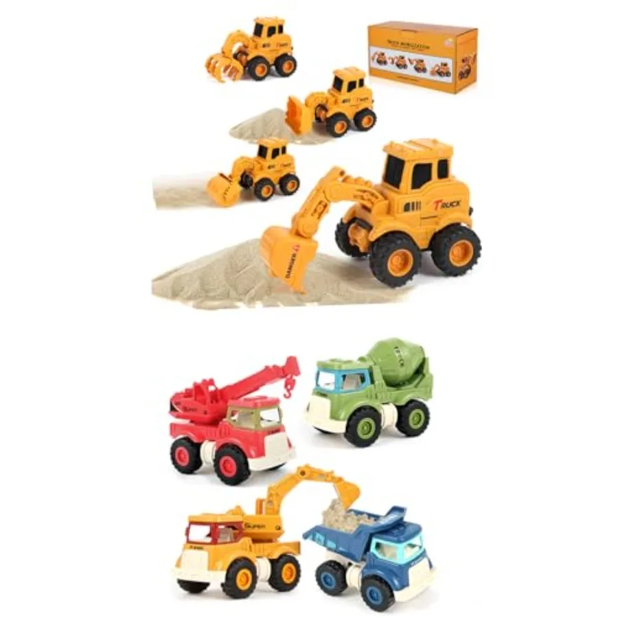 

Строительные игрушки для мальчиков и девочек 3 лет, песочница, экскаватор, игрушка, строительный грузовик, игрушки, транспортные средства, Рождество, день рождения