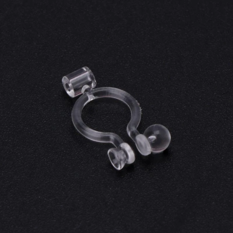 195C 20 Pieces U Shaped Clip-on Earring Converter Non Pierced Ear Replacement Jewelry