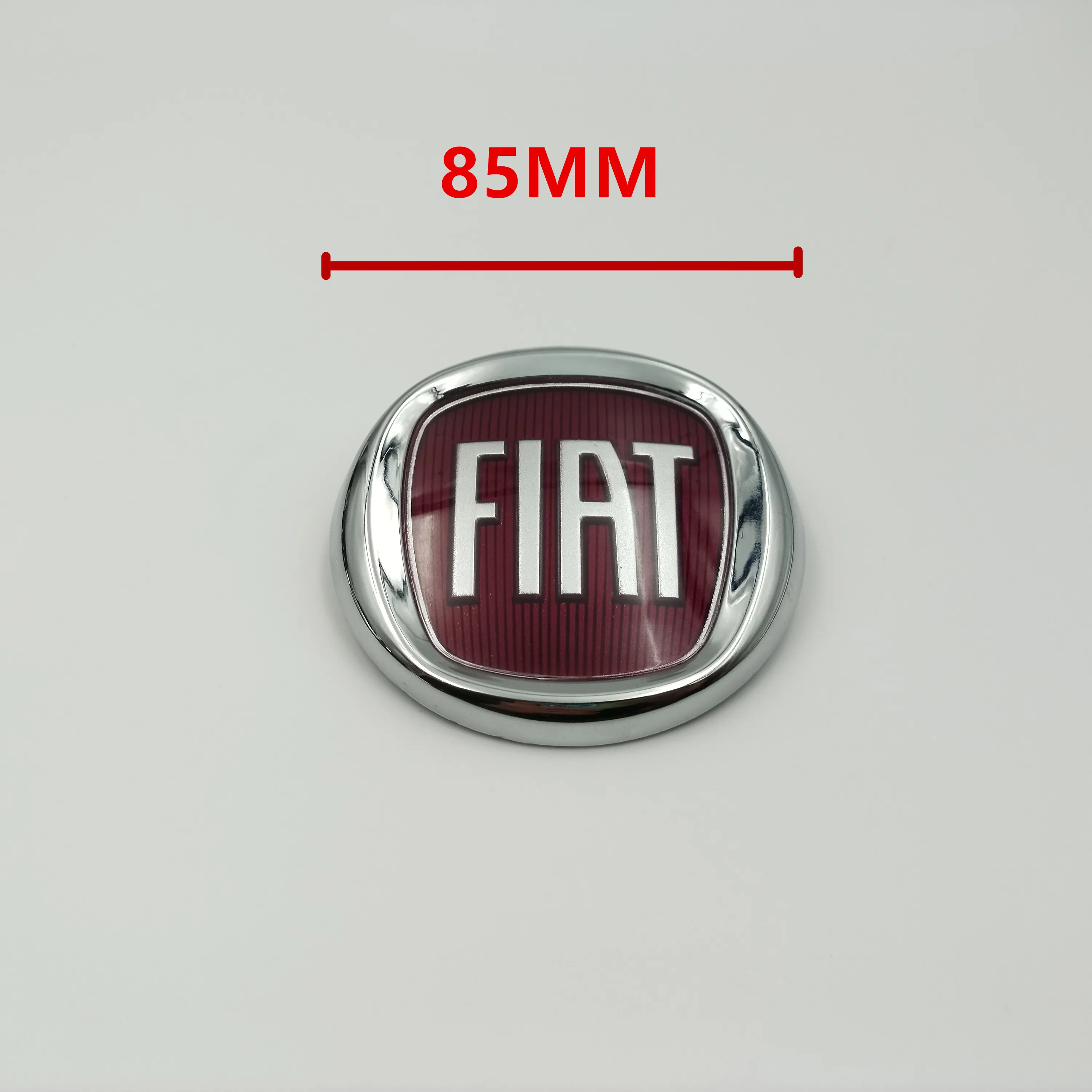 1pcs 85mm epoxy Emblem for FIAT Car Hood - Accessory for Doblo Tipo Panda Ducato Fiorino Grande Punto 500X 500 Freemont Stilo