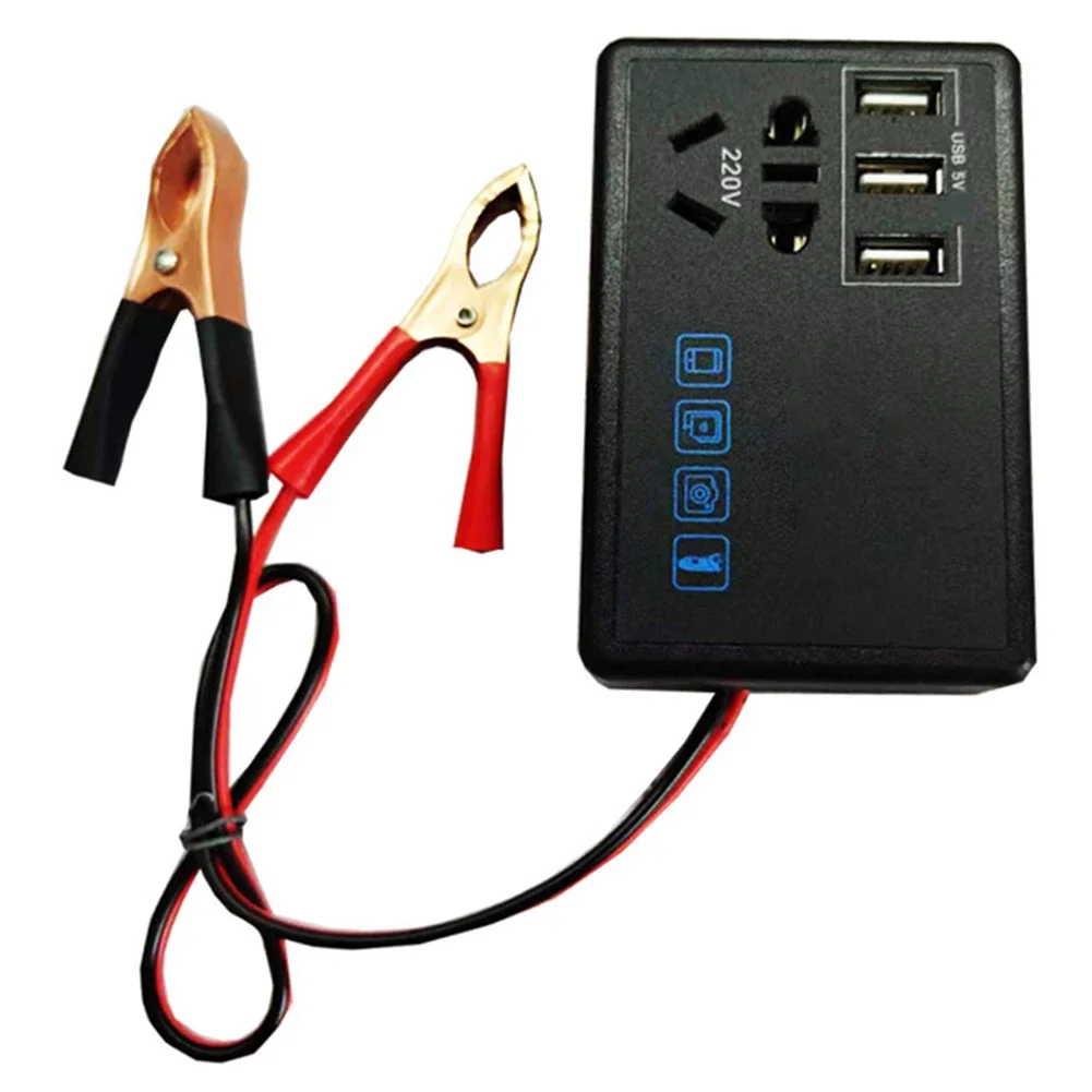For Travel And Camping 200W Converter Portable Inverter Made Of Good Materials Non-deformed Practical And Reliable