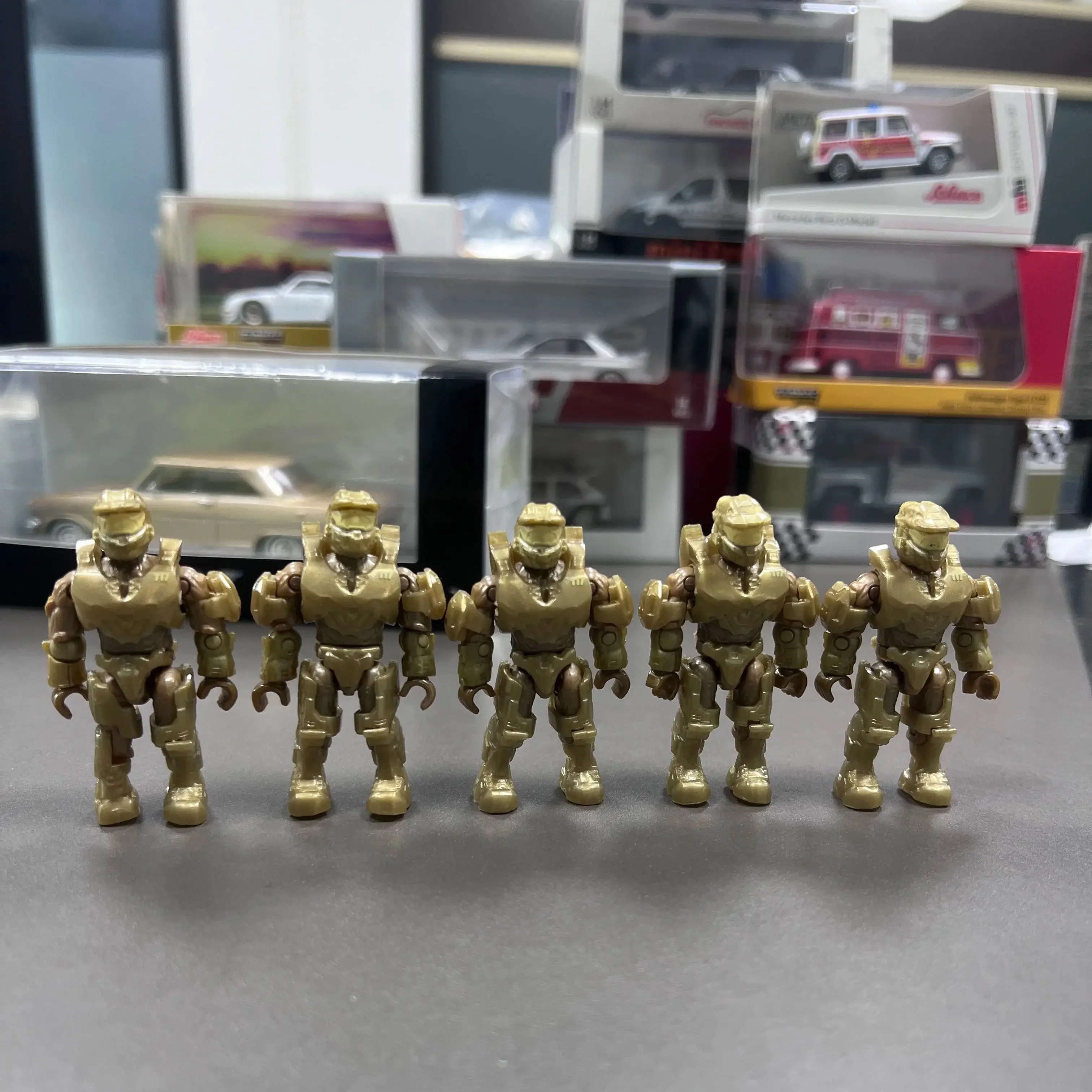 

5pcs MEGA Construx Infinite Buildable Vehicle Figure Set UNSC MARINE Minifigure Heroes Warriors Soldiers