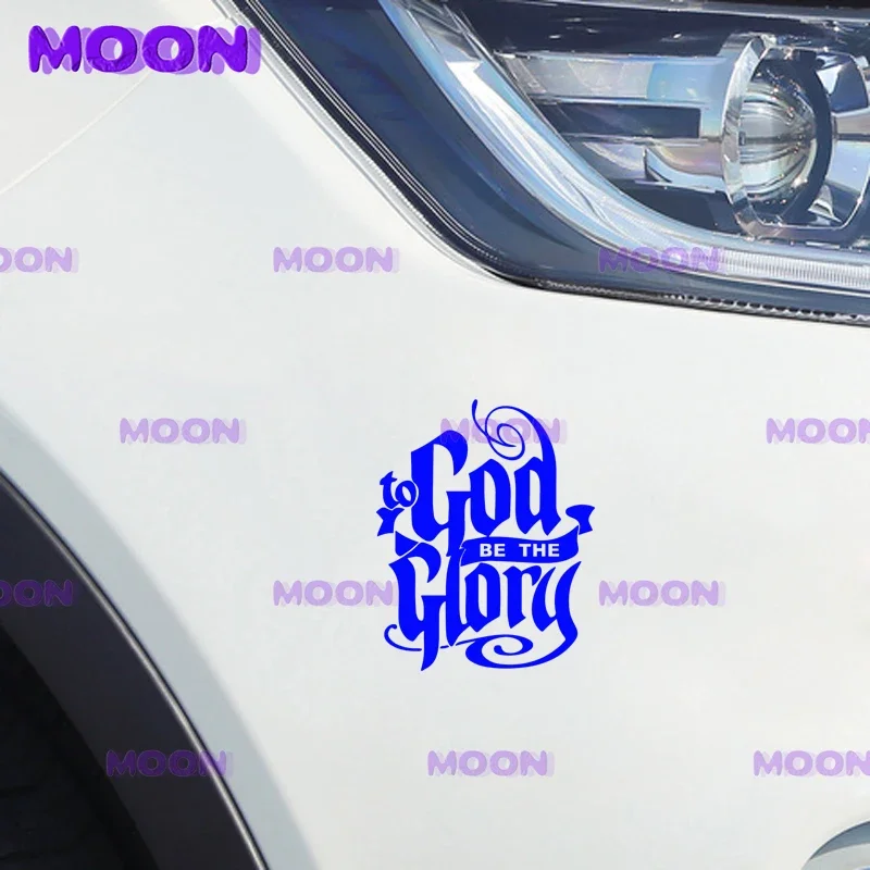 Personalized Stickers  Attractive Creative To God Be The Glory Vinyl Decal Car Truck Window Sticker Bible Verse - view 2
