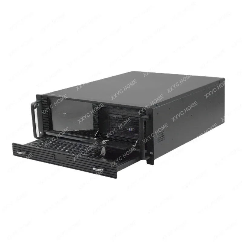 Rack Case With 8.9 Inch LCD screen High performance 4U 550MM Depth Workstation Server Case Industrail PC Chassis All-in-one 4U