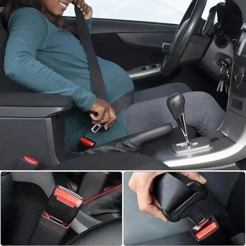 Car safety plug strip plug holder extension connector safety wear bayonet car rear row insert piece limit lock buckle