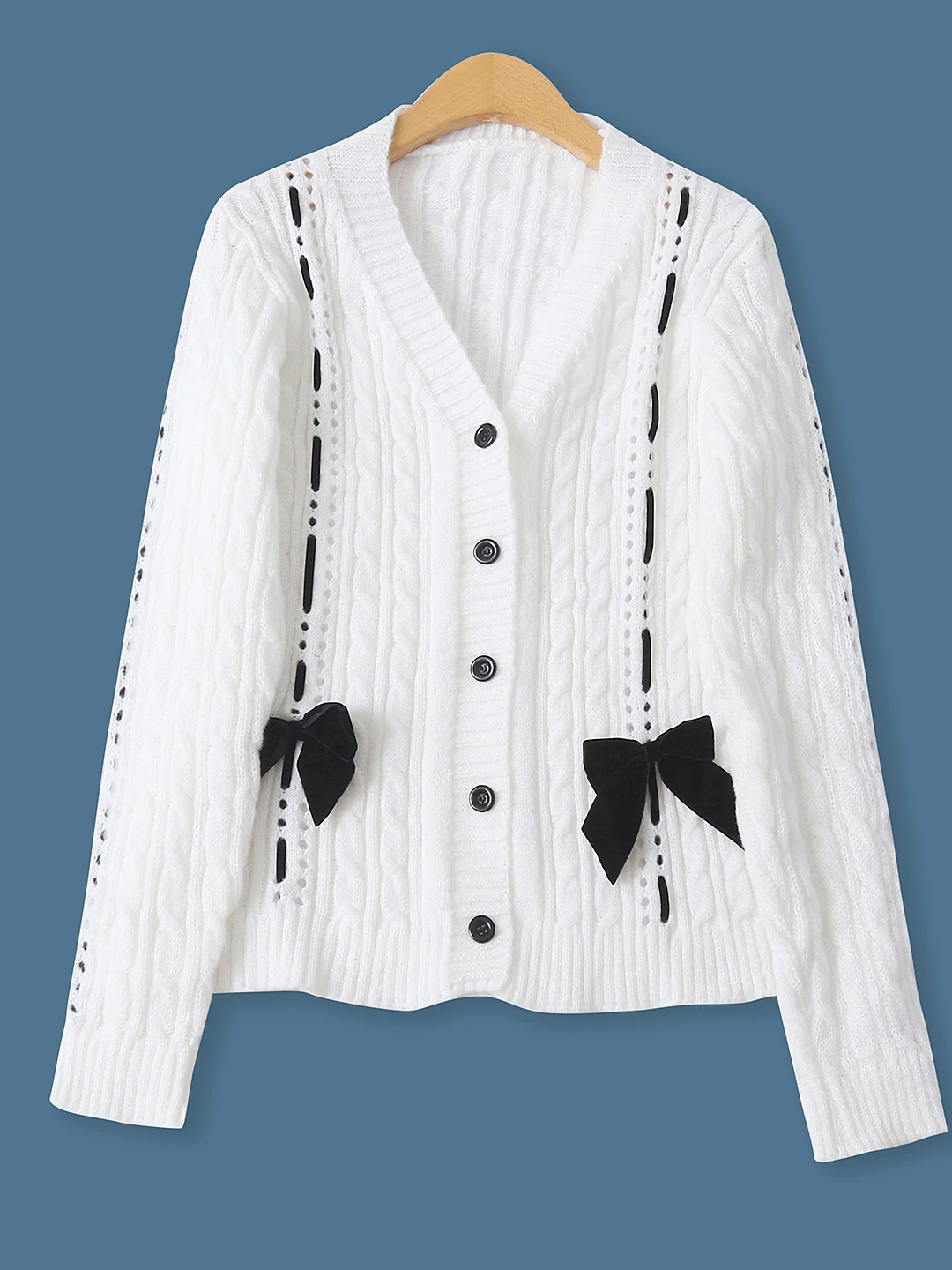 

Облегающий длинный вязаный открытый кардиган све, женский модный осенний новый свитер с одной пуговицей Blo V Ne