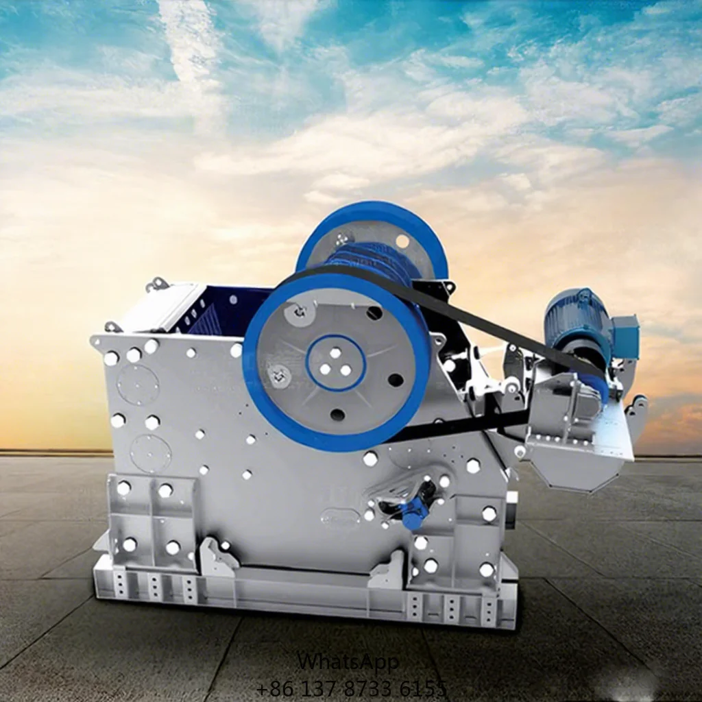 Jaw Crusher 200-1500 TPH V-Cavity Modular Feed 1250mm Granite Basalt Mining Aggregate Primary Crushing