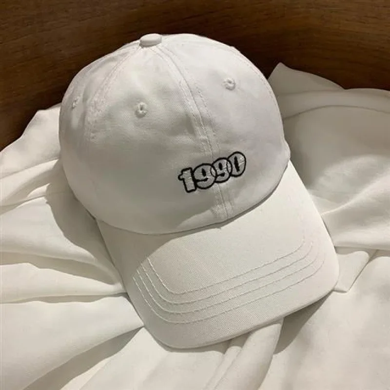 1990 Embroidery Adjustable Women Men Baseball Caps 2023 Unisex All-match Snapback Cap Outdoor Girls Boys Sunscreen Baseball Hats