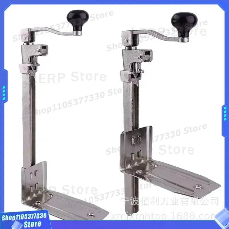 Heavy Duty Manual Can Opener for Commercial Kitchen Hotel Restaurant Stainless Steel Tabletop Tin Cutter Durable Food Service