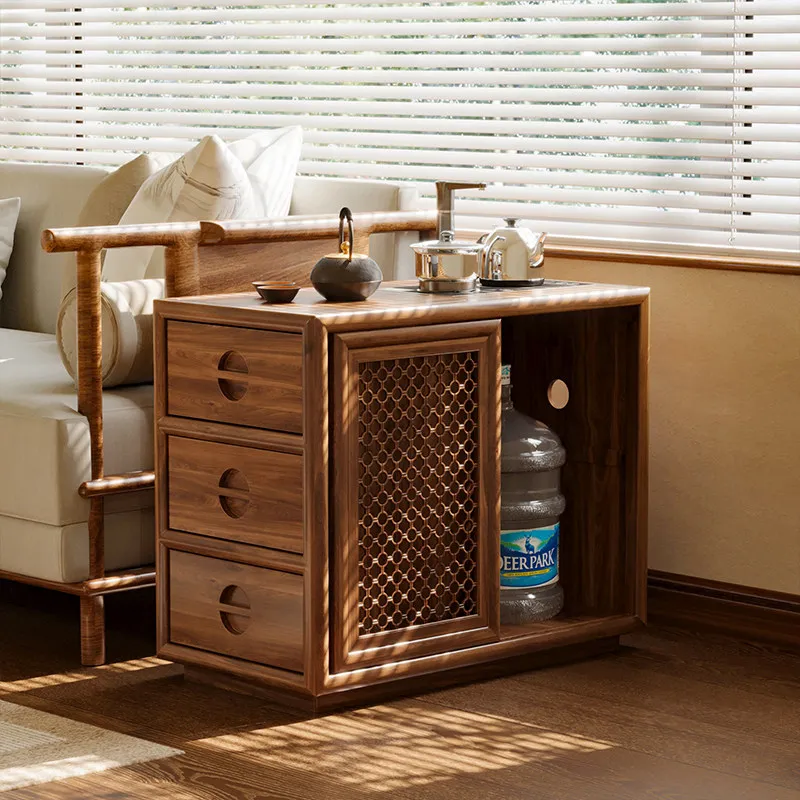 ！@Wood Decoration Coffee Tables Living Room Style Lateral Center Coffee Tables Apartments Wooden Space Coutchtisch Furniture Hom