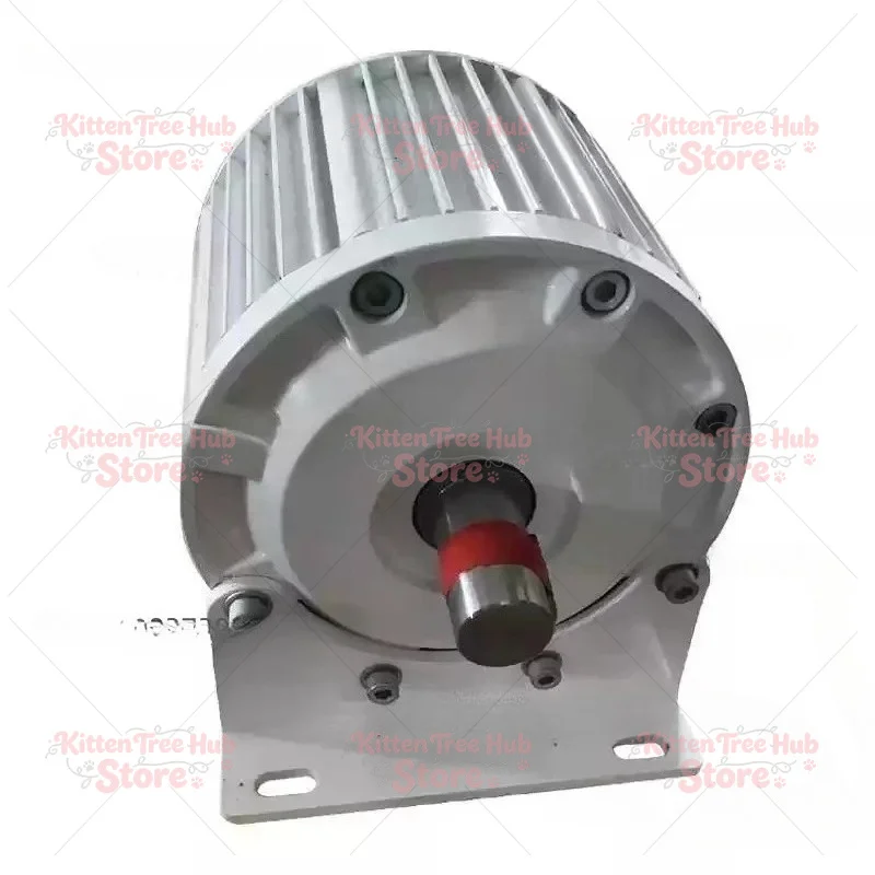 Three Phase AC 600W 500RPM 50Hz 24V to 380V Straight Shaft Conical Shaft Rare Earth Permanent Magnet Generator
