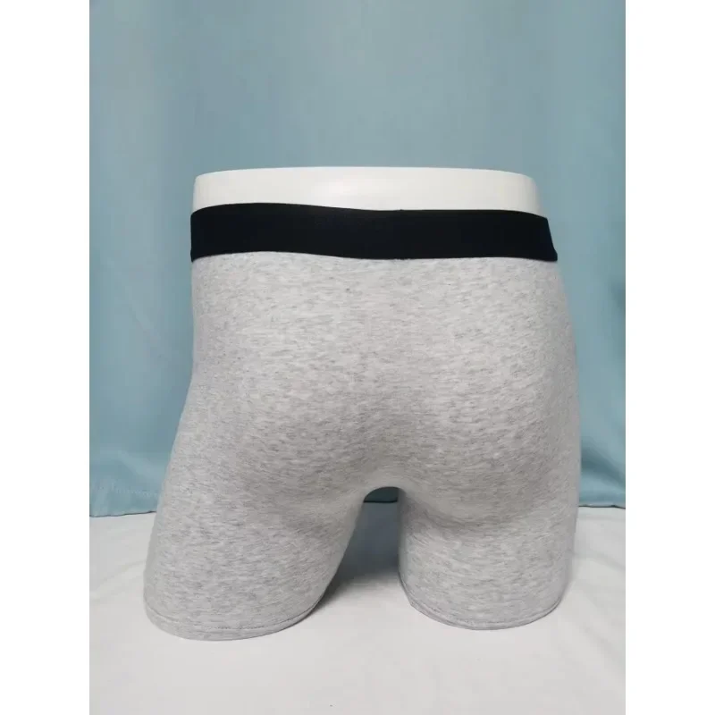 Cuecas respiráveis sexy masculinas, controle acolchoado de algodão, shorts boxer de cintura média, roupa íntima masculina confortável, cuecas boxer para homens