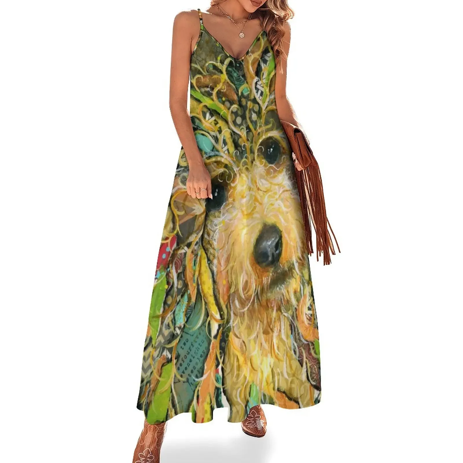 

Goldendoodle Sleeveless Dress dresses for women evening dress women wedding dresses for parties