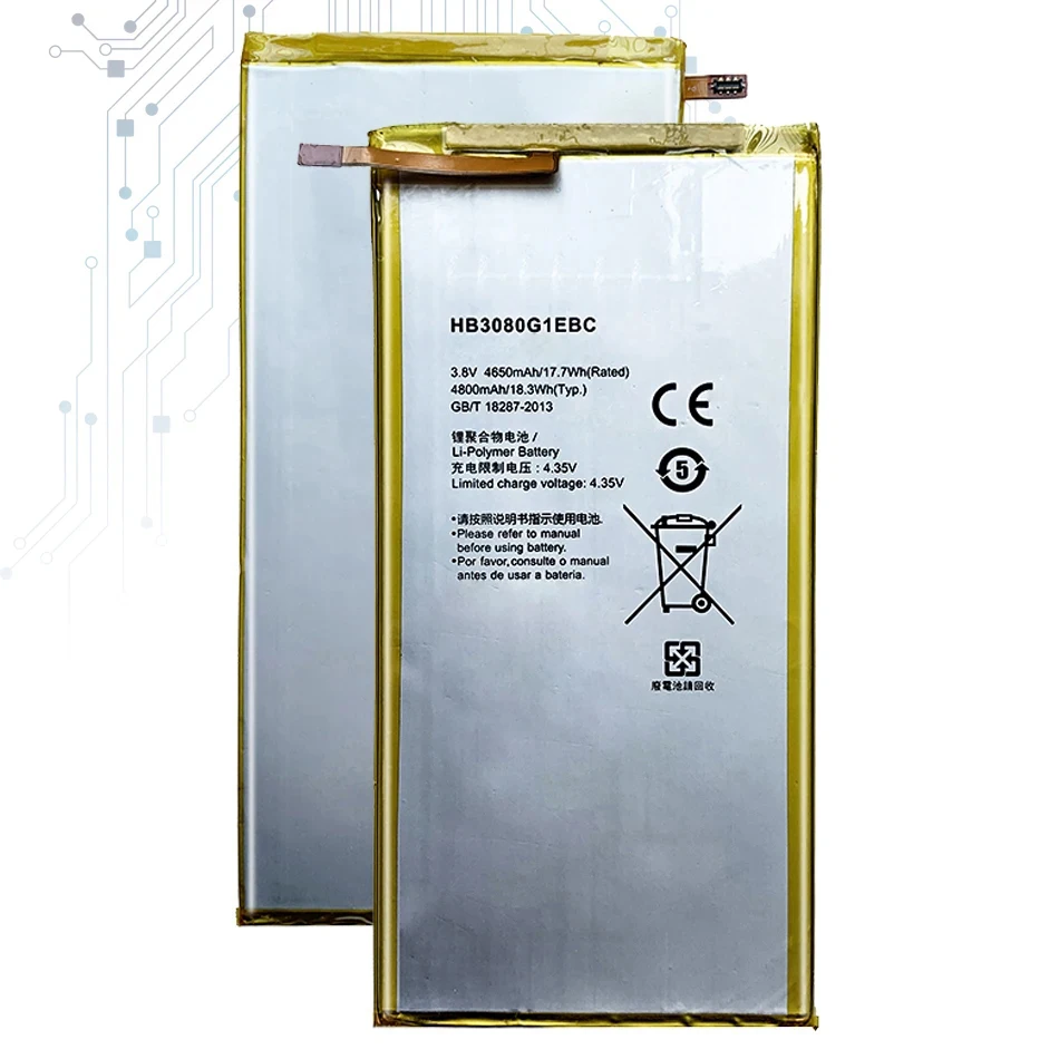 4800Mah Battery HB3080G1EBW For Huawei Mediapad T3 10/9.6 LTE AGS-L09 AGS-W09 AGS-L03 Tablet Batteria + Tools