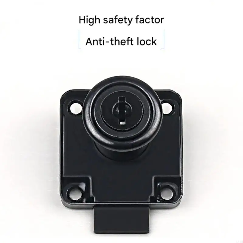 4Pcs Cabinet Lock with Keys Cupboard Desk Hasp Latches Letter MailBox Lock 
