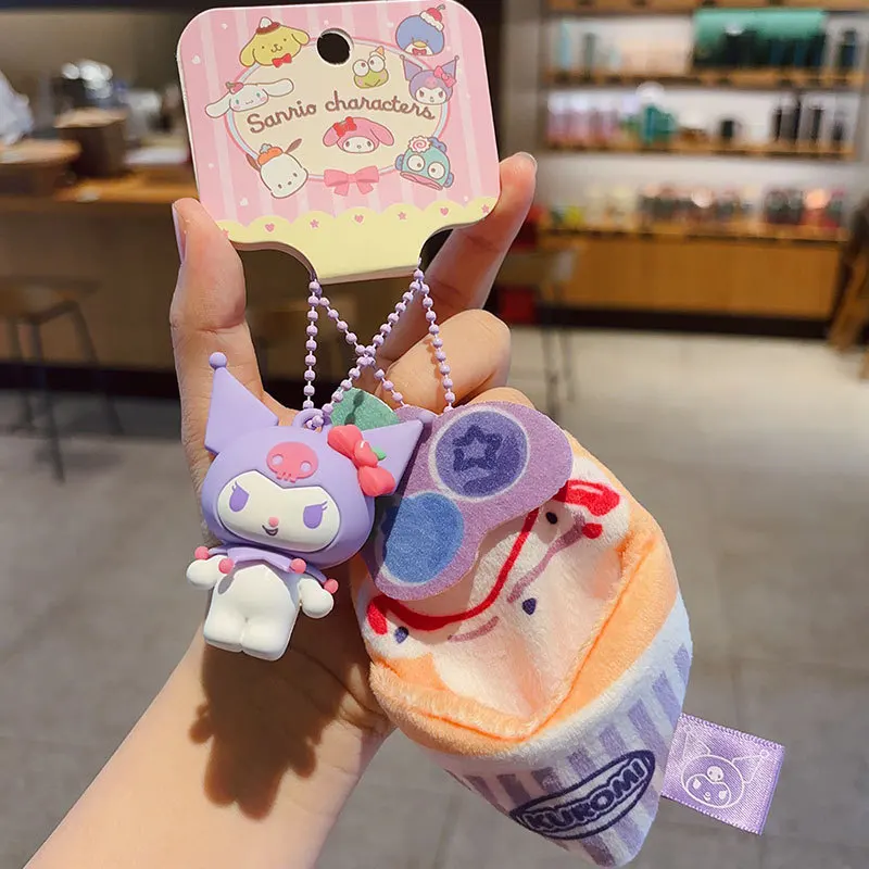 سلسلة مفاتيح كارتون كورومي ماي ميلودي كريب هدية لطيفة للزوجين حقيبة كاواي ساحرة للفتيات ملحقات مطابقة أفضل صديق #3