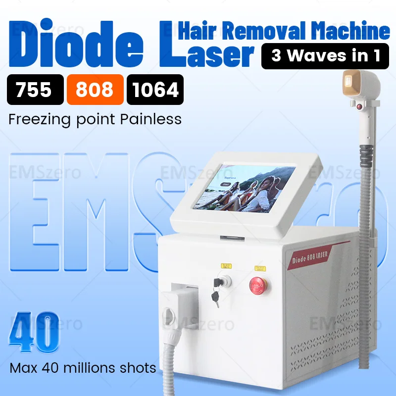 Professional 808nm Laser Diode 755nm 808nm 1064nm Female permanent Painless Hair Removal Machine For Salon