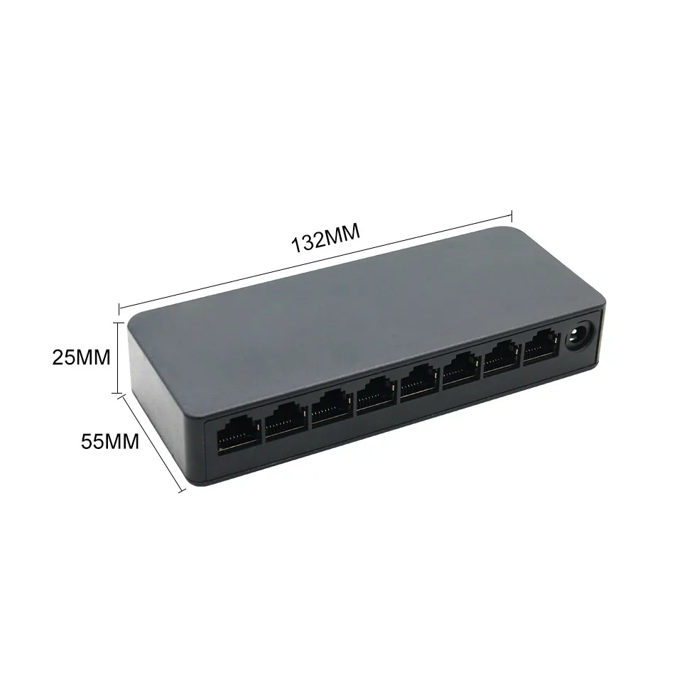 KuWFi  5/8 Port Gigabit Switch 1000Mbps Desktop Network Fast RJ45 Ethernet Switcher RJ45 Lan Hub Switch For Router/IP Camera