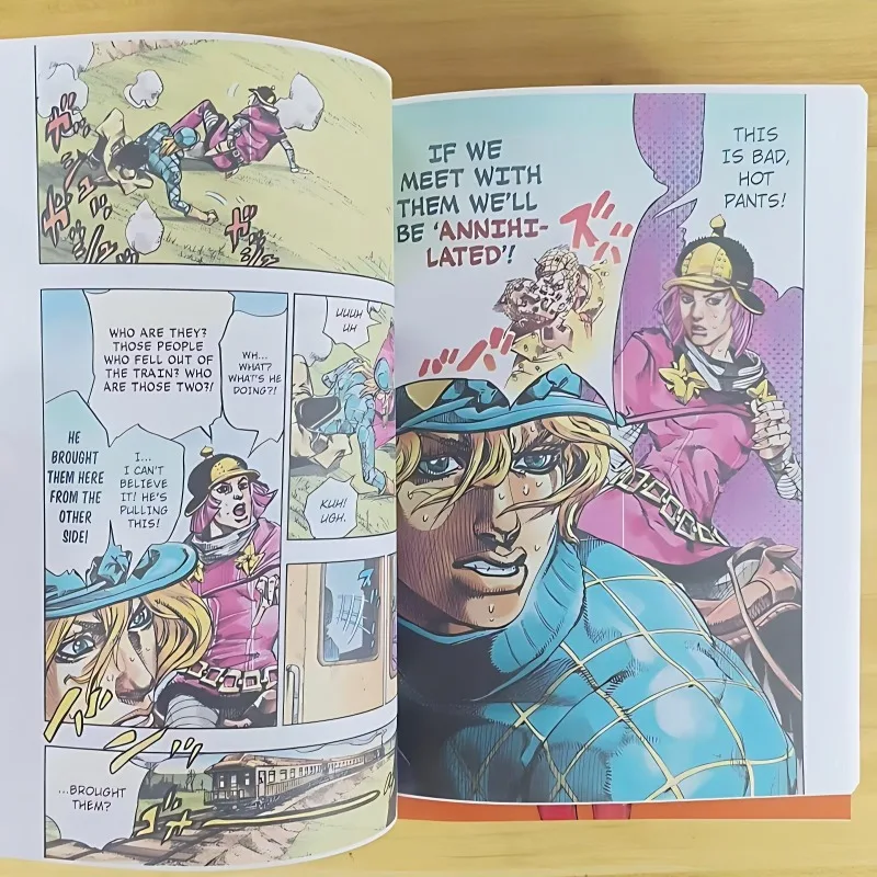 12 Książek Manga Steel Ball Run, Książki Komiksowe JOJO's Bizarre Adventure Part7 Tom.13-24, Japońskie Komiksy Młodzieżowe, Angielskie Komiksy