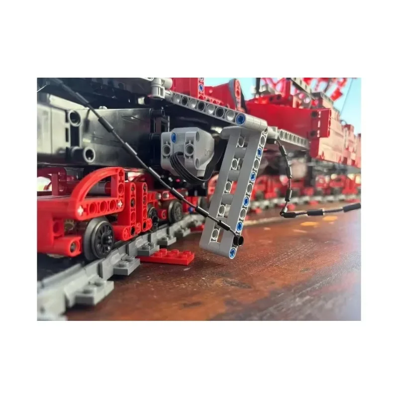 

Street View Model Moc Building Bricks Crane Machine Technology Modular Blocks Gifts Christmas Toys DIY Sets Assembly Holidays