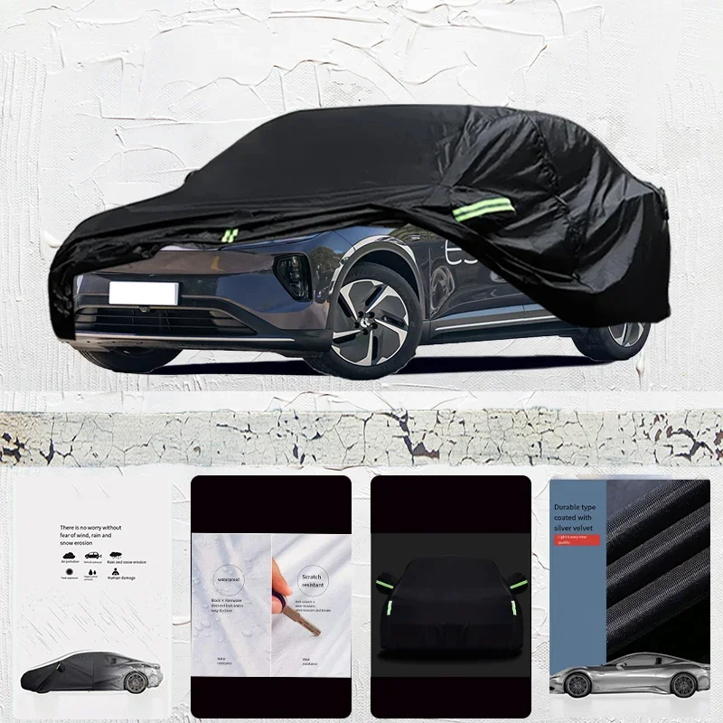 

For Nio ES6 Anti-UV Sun Shade Rain Snow Resistant Black Cover Dustproof Car umbrella Full Car Cover Outdoor Protection