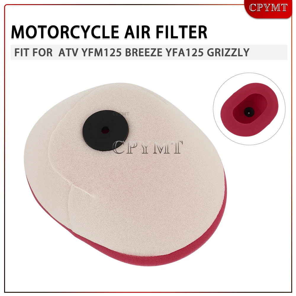 Motorcycle Air Filter Fit for Blaster YFS200 YFM125R YFM250R Raptor 250 Special Edition YFM125 Grizzly 125 Hunter Breeze YFA-1