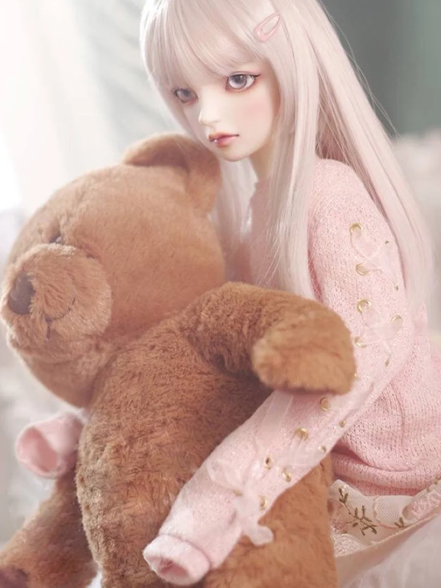 

BJD Clothes Doll Tops Wearing Ribbon Knit Sweater For 1/3 BJD SD DD SD10 SD13 SD17 Uncle Doll Accessories