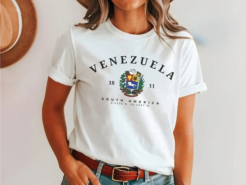 

Venezuela T-shirt, Venezuela Comfortable T-Shirt Caracas Soft and Comfortable T-shir South America