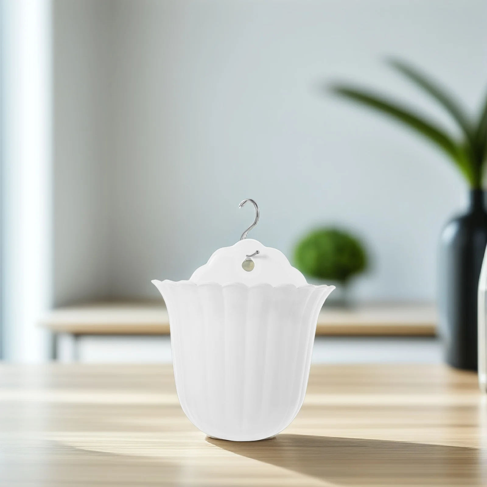 2Pcs Wall Hanging Planter Minimalist Style Indoor Wall Plant Holder for Succulents Cactus Small Flowers Decoration Pot