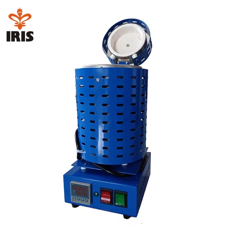 Melting Furnace Gold Blue Provided 220V PLC IRIS Jewelry Processing,precious Metal Smelting Furnace in South Africa 1.5 9kg 0.12