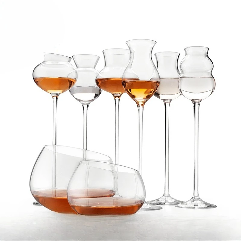 Crystal glass tasting wine glass, professional tasting cup, whiskey tasting light luxury smelling cup