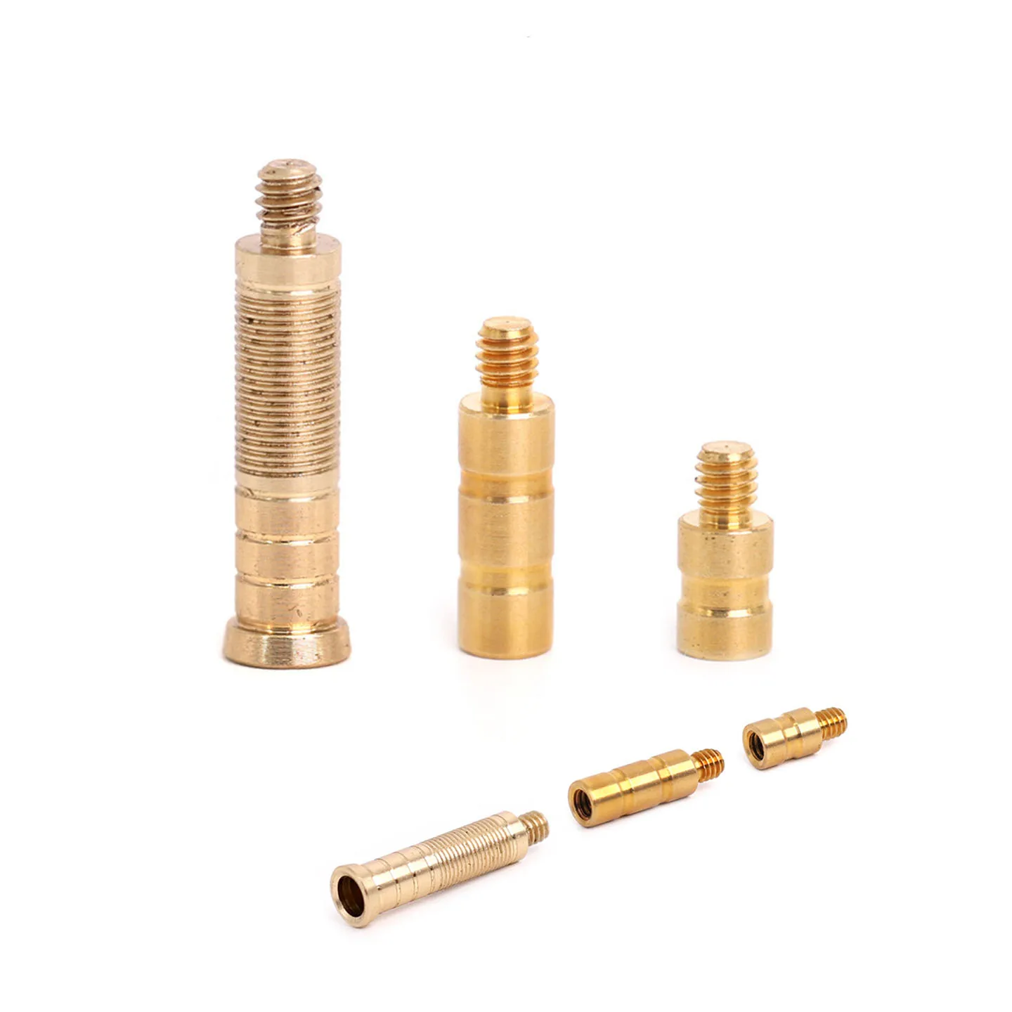 25/50/100Gr Archery Arrow Insert Screw Counterweight Copper Balance Brass Arrow Inserts Arrowheads Connector 6.2mmArrow Shaft  A