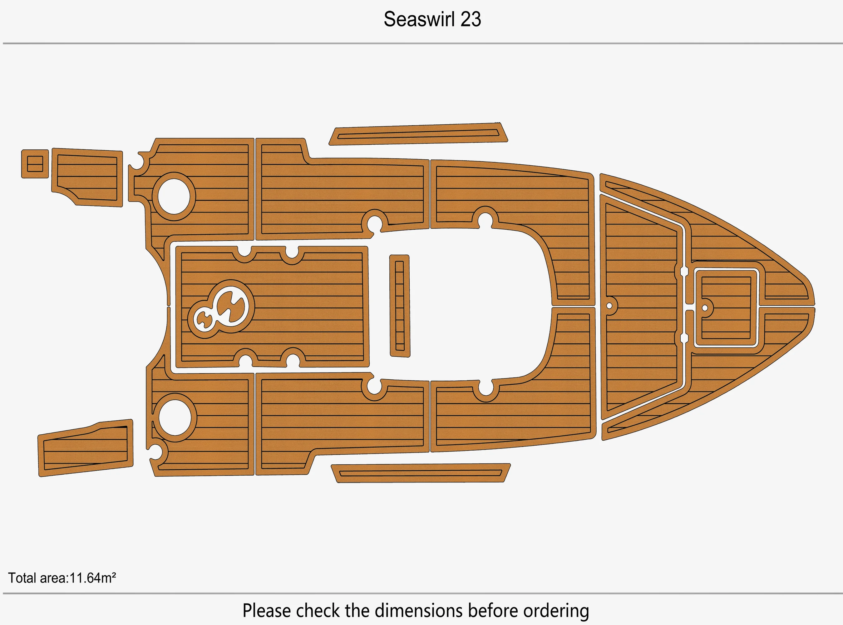Seaswirl 23 1/4