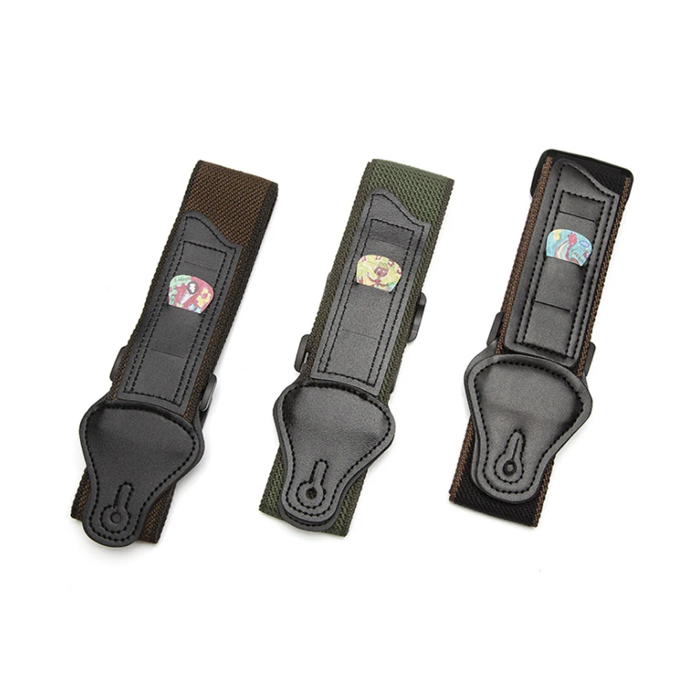 

Guitar Strap Acoustic Adjustable Straps Electric Universal Belt Accesories Black