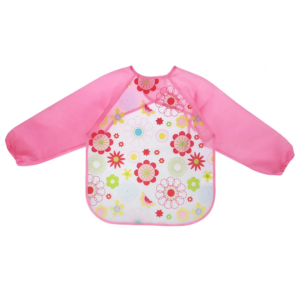 

2Pcs Kids Painting Aprons Waterproof Nylon Eva Polyester Long Sleeve Art Apron for Drawing Cooking Creative Activities Cartoon
