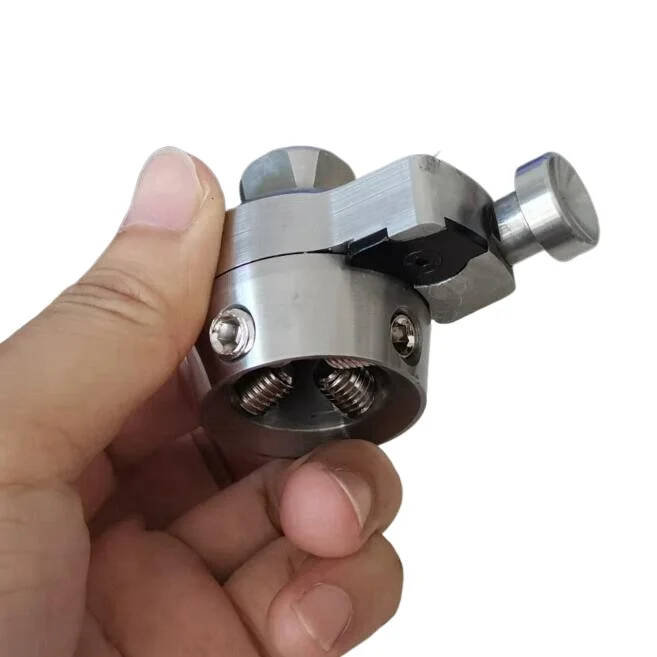 4R57T Adjustable Prosthetic Leg Adapter, Rotary Locking Receiver Connection, Cross Base Prosthesis Accessory