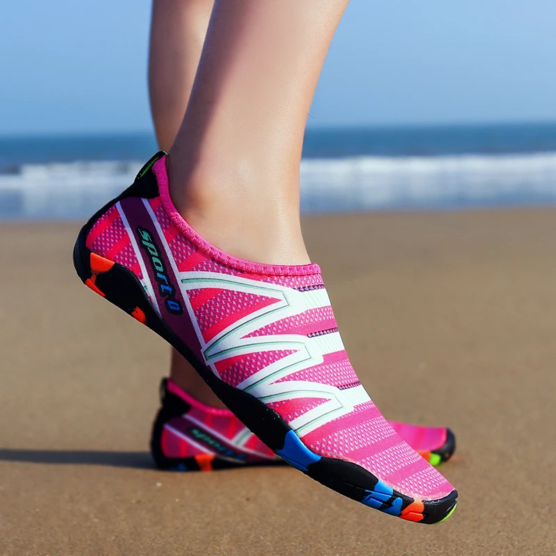 Men Water Swimming Shoes Women Sneakers Barefoot Beach Sandals Upstream Aqua Shoes Quick-Dry River Sea Diving Surfing Seaside image 6