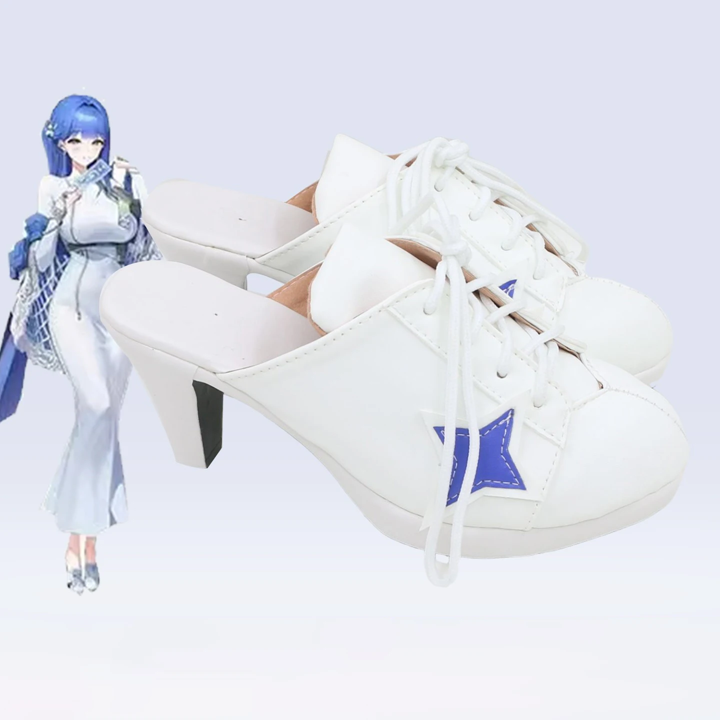 Nikke Alkana أحذية كوسبلاي PU أحذية من الجلد أحذية حفلات الهالوين إكسسوارات أنيمي دعائم تنكرية مصنوعة حسب الطلب