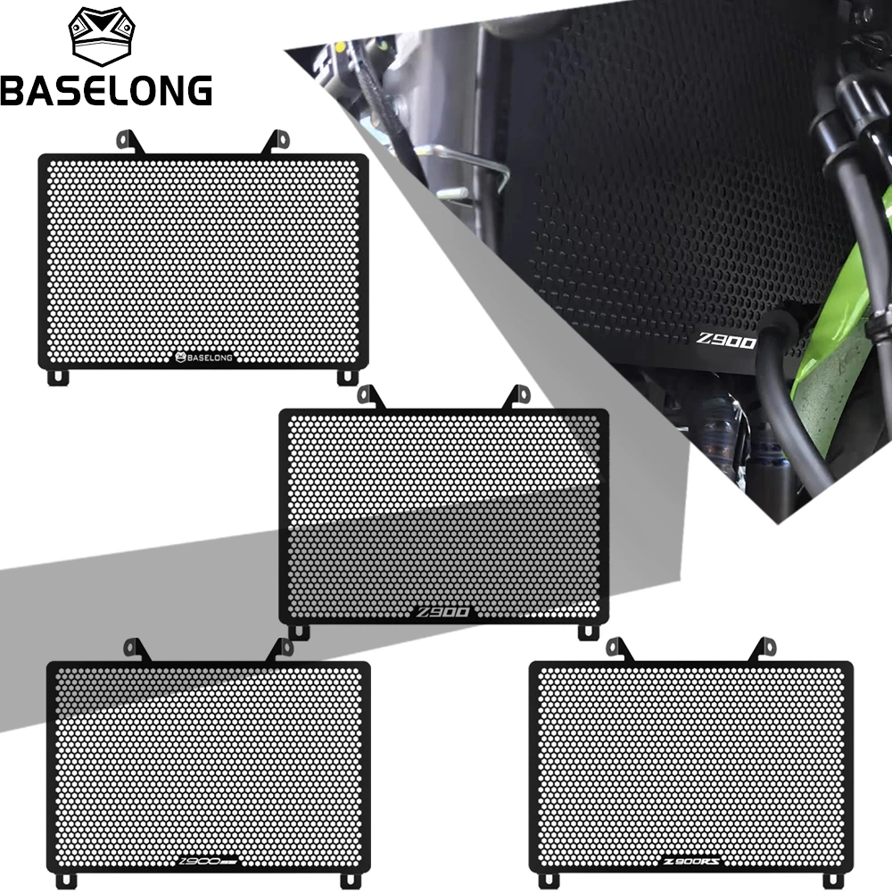 

FOR KAWASAKI Z900RS Z900-RS Z900 RS Z 900rs 2021-2022-2023-2024-2025 Motorcycle Aluminum Radiator Grille Guard Cover Protector