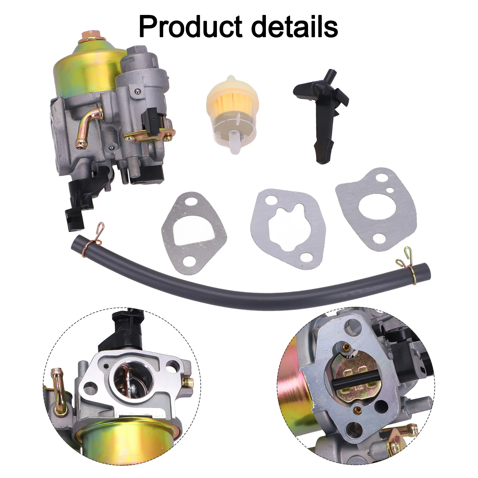 Carburetor Kit For 212cc 6.5HP 7HP Horizontal Engine Fit R210 68121 69727 For Honda Lawn Generator Tool