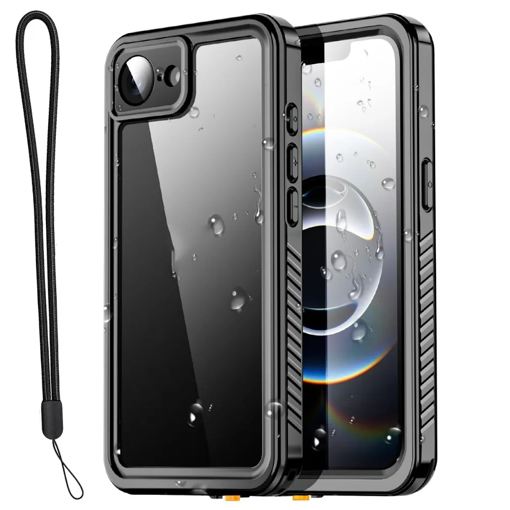 IP68 Waterproof Case For iPhone 16e 16 15 14 13 12 11 Pro Max XR Plus 2024 Metal Aluminum Swimming Phone Luxury Underwater Cover