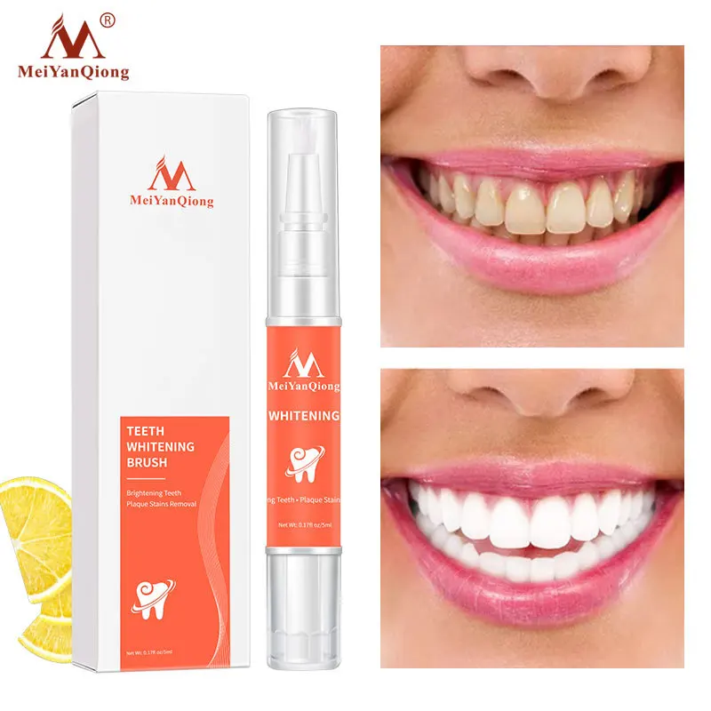 MeiYanQiong Teeth Whitening Pen Tooth Gel Whitener Bleach Remove Stains Instant Smile Teeth Whitening Kit Cleaning Serum Health