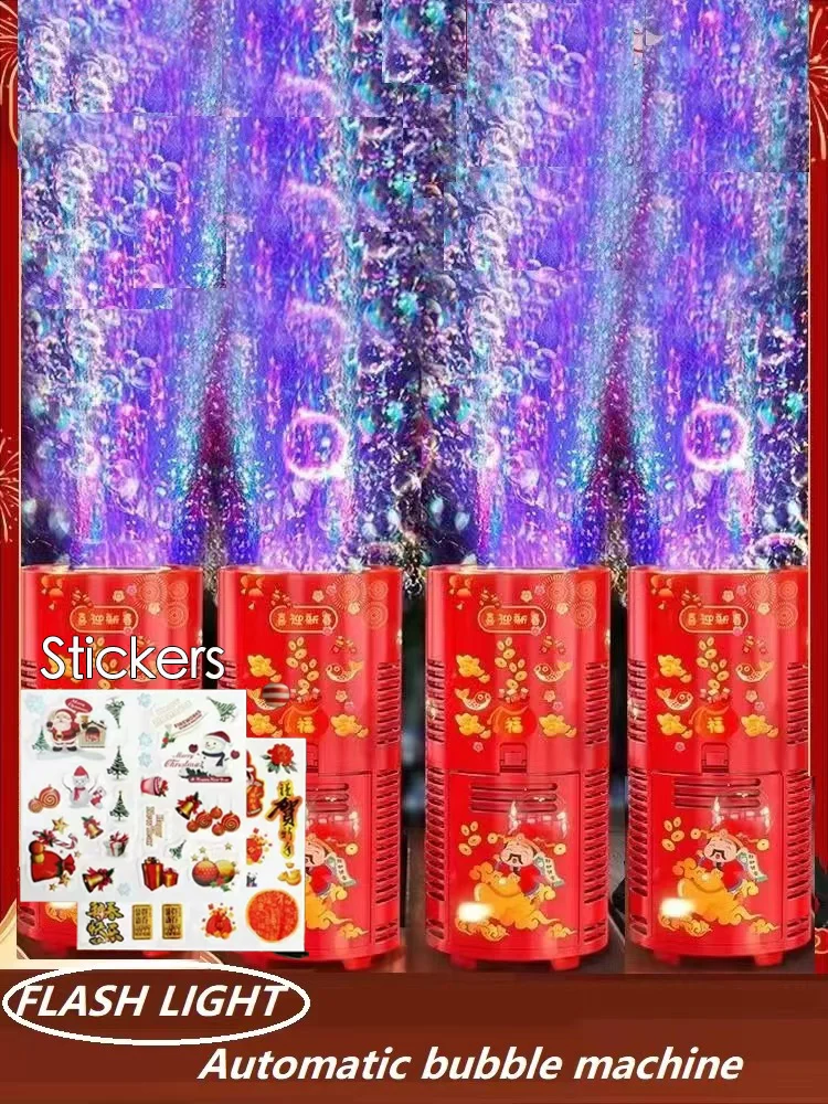 20 holes Fireworks bubble machine bubble blower on the ground electronic automatic landing Spring Festival gift New Year toys