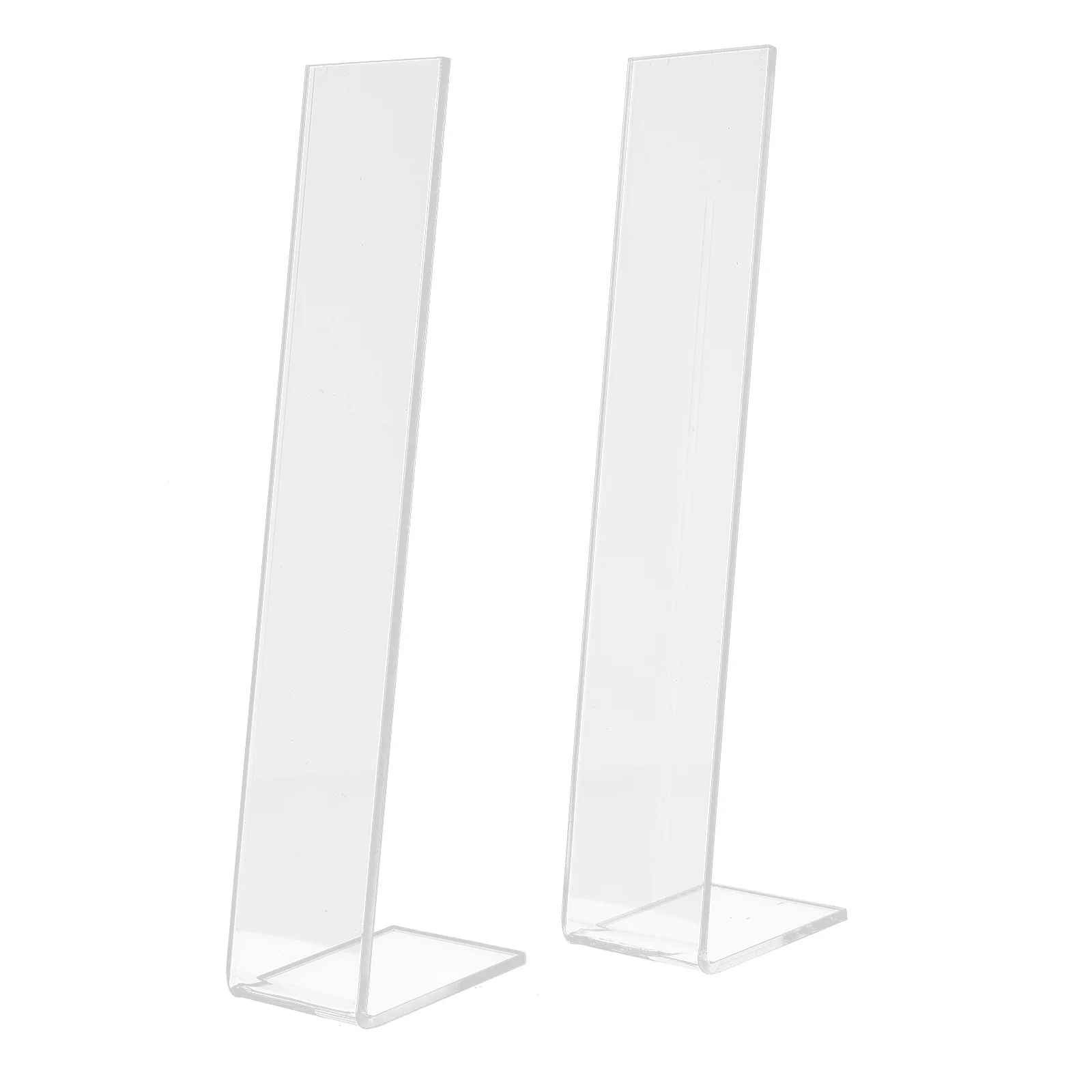 2Pcs Head Decorations Stand Durable Plastic Hair Accessories Organizer Exquisite Design Home Use L-Shaped Barrettes Stand