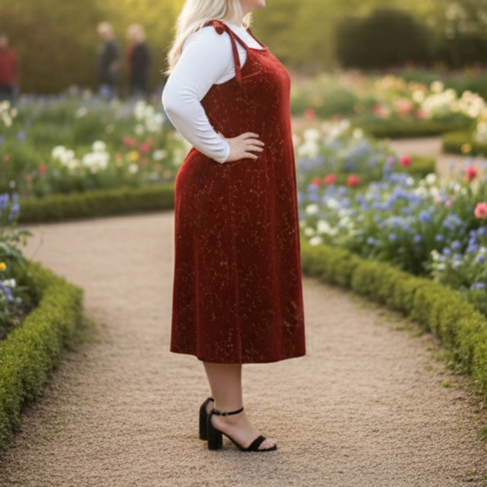 موضة الأحمر الساخن ختم المخملية ستار طباعة أكمام التعادل الحمالة فستان المرأة المتضخم عادية فضفاض بلا أكمام ألف خط فستان