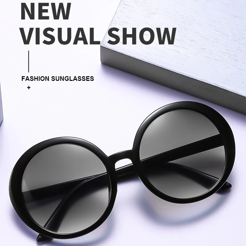 

Classic Round Sunglasses Women Men Fashion Vintage Sun Glasses Female Male Designer Casual Travel Shades Oculos De Sol