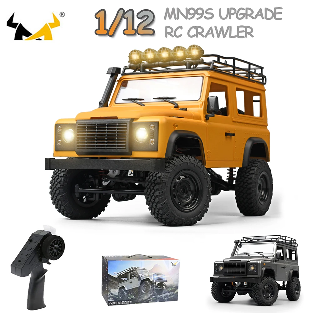 

1/12 MN99s Rc Car MN Model 2.4G RTR Remote Control 4WD Off-road Climbing Crawler Defender Pickup Truck Toys for Children